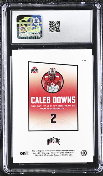 Caleb Downs 2024 Ohio State Buckeyes Icon Series #IC-1 CGC 10-2