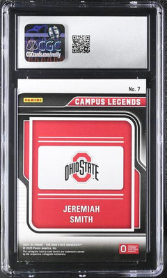 Jeremiah Smith Panini 2024-25 Ohio State Contenders Campus Legends #7 CGC 9-2