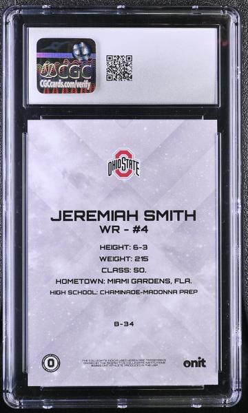 Jeremiah Smith 2025 Ohio State Buckeyes Gravity #B-34 CGC 9.5-2