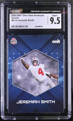 Jeremiah Smith 2025 Ohio State Buckeyes Gravity #B-34 CGC 9.5-1