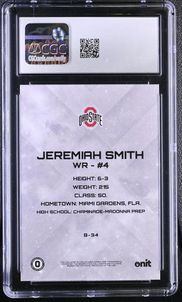 Jeremiah Smith 2025 Ohio State Buckeyes Gravity #B-34 CGC 10-2