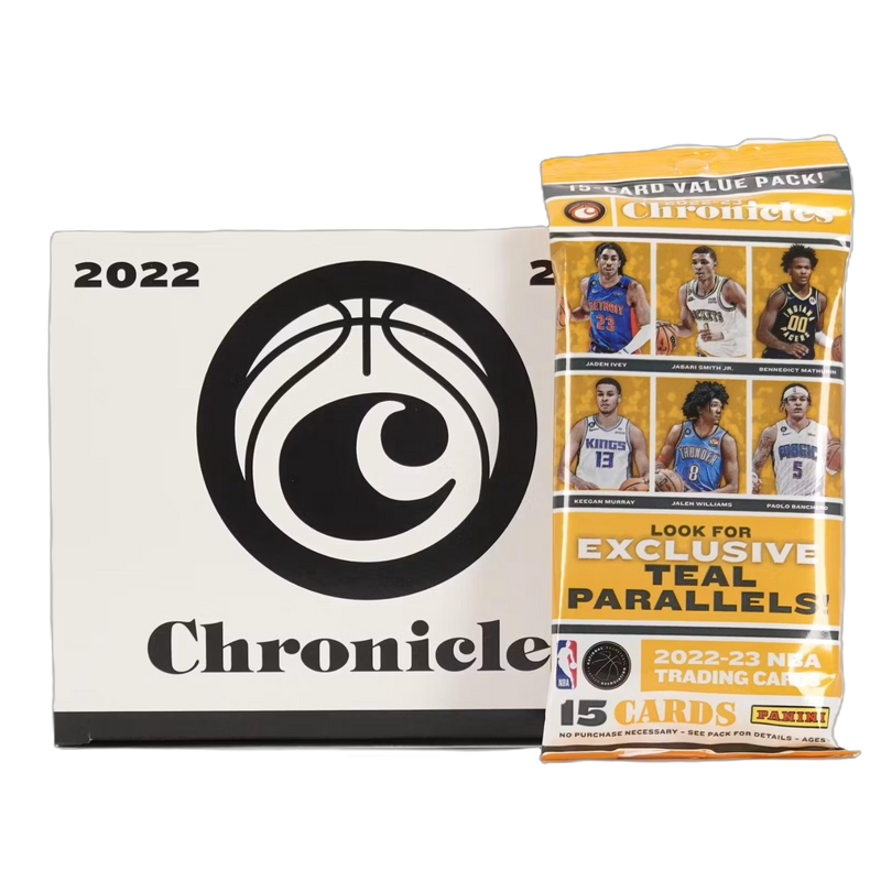 2022/23 Panini Chronicles Basketball Jumbo Value Fat Pack 12-Pack Box (No Plastic Wrap)-1