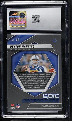 Peyton Manning 2025 Mosaic Epic Performers #15 CGC 10-2