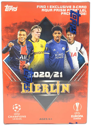 2020/21 Topps Merlin Chrome Soccer 8-Pack Blaster Box