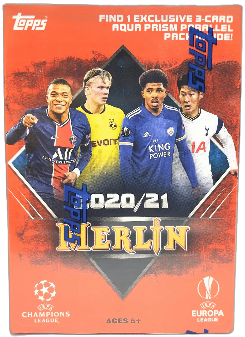 2020/21 Topps Merlin Chrome Soccer 8-Pack Blaster Box-1