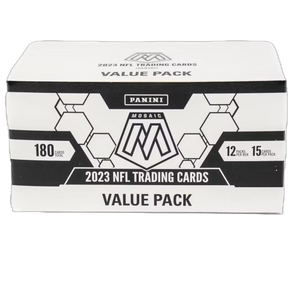 2023 Panini Mosaic Football Jumbo Value 12-Pack Box (No Plastic Wrap)