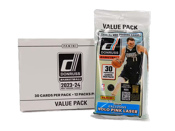 Product 2023/24 Panini Donruss Basketball Jumbo Value 12-Pack Box (No Plastic Wrap) Link