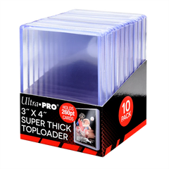 3"x 4" Clear Super Thick 260PT Toploaders (10ct)-1