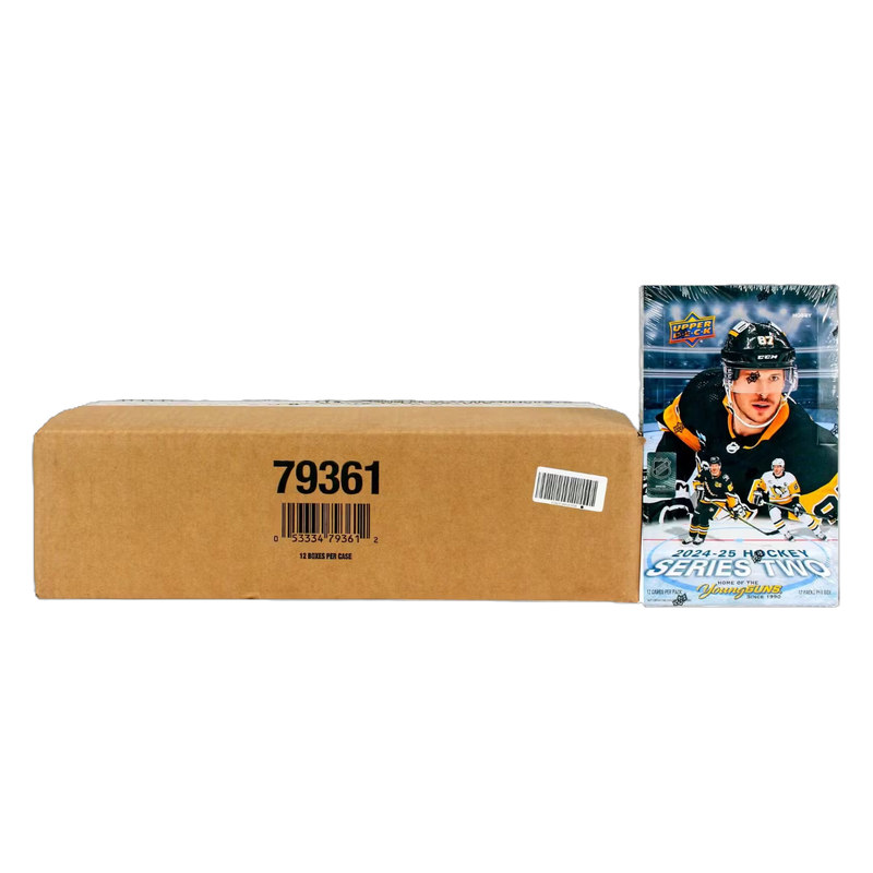 2024/25 Upper Deck Series 2 Hockey Hobby 12-Box Case-1