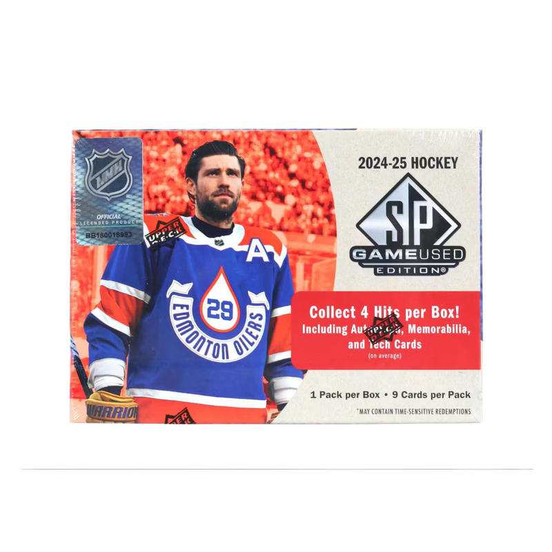 2024/25 Upper Deck SP Game Used Hockey Hobby Box-1