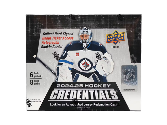 Product 2024-25 Upper Deck Credentials Hockey Hobby Box Link