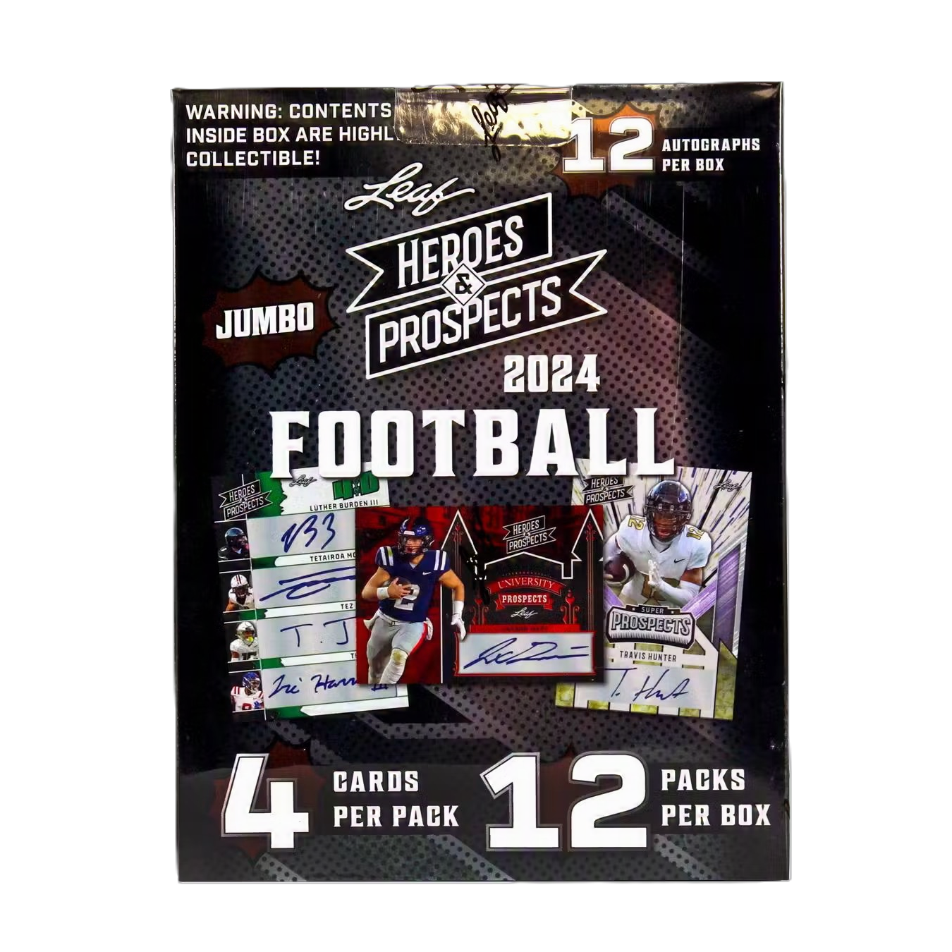2024 Leaf Heroes & Prospects Football Jumbo Box-1
