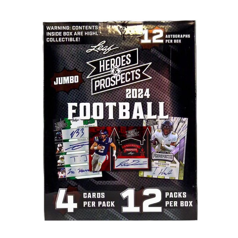 2024 Leaf Heroes & Prospects Football Jumbo Box-1