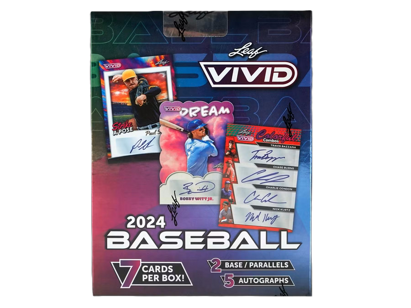 2024 Leaf Vivid Baseball Hobby Box-1