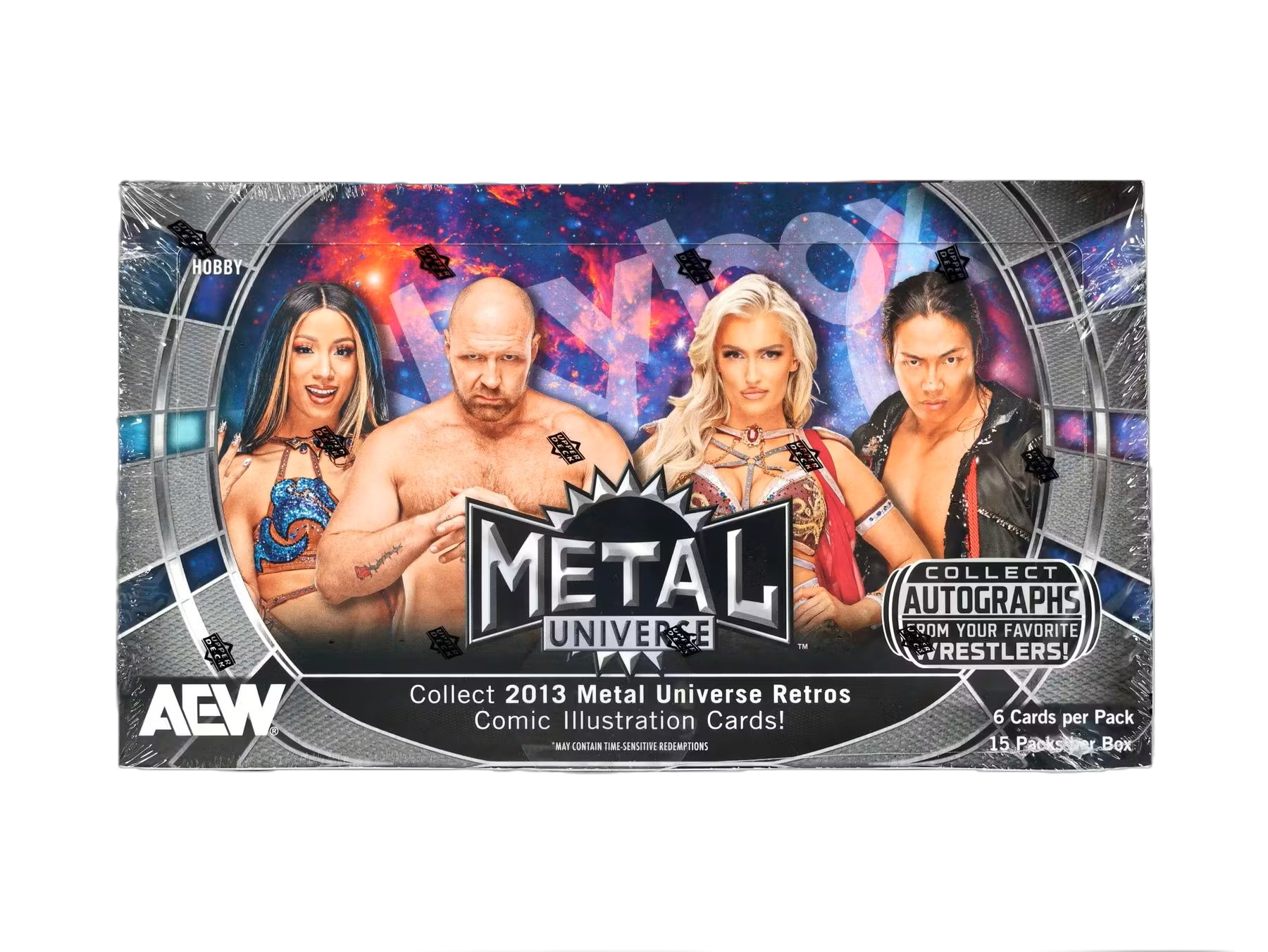 2025 Upper Deck AEW Skybox Metal Universe Wrestling Hobby Box-1
