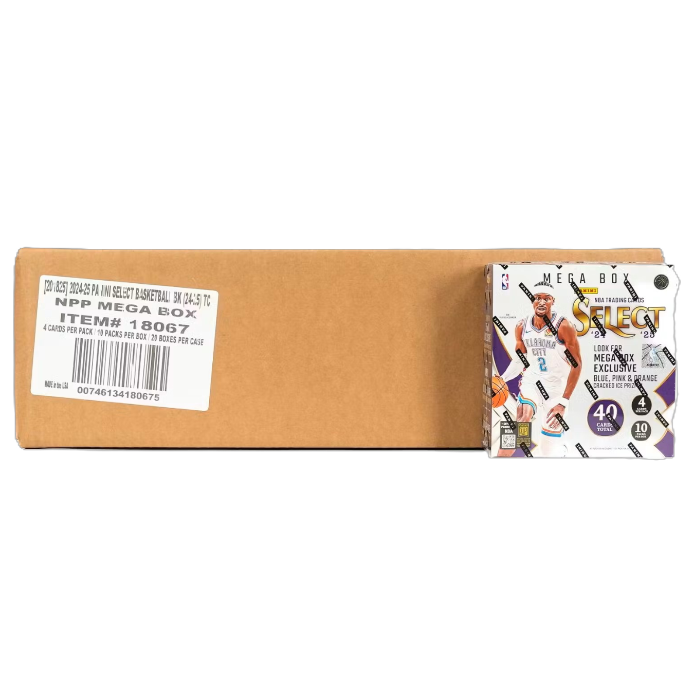 2024/25 Panini Select Basketball Mega 20-Box Case