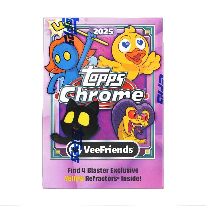 2025 Topps VeeFriends Chrome Blaster 8-Pack Box – CardCollector2