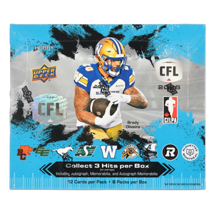 2025 Upper Deck CFL Canadian Football League Hobby Box