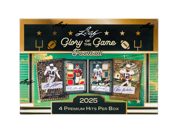 Product 2025 Leaf Glory of the Game Football Hobby Box Link
