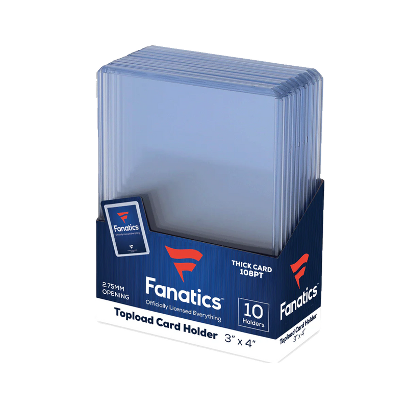 Fanatics 3x4 108pt. Thick Toploaders 10-Count Pack-1