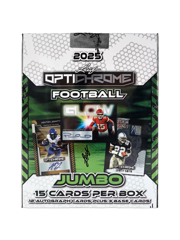 Product 2025 Leaf Optichrome Football Hobby Jumbo Box Link