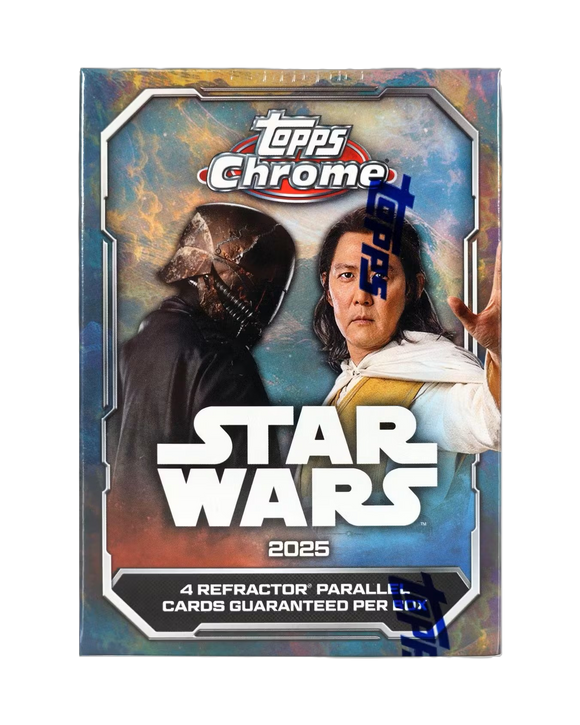 Product 2025 Topps Chrome Star Wars Value Blaster Box Link