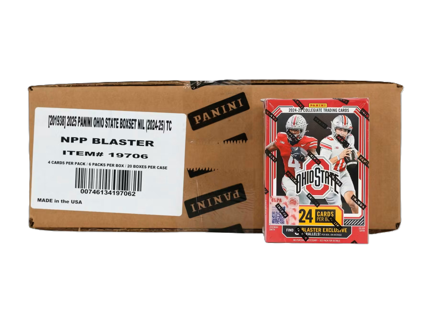 2025 Panini NIL The Ohio State University Blaster 20-Box Case