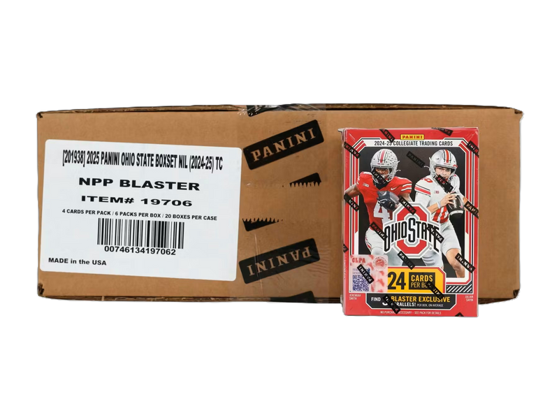 2025 Panini NIL The Ohio State University Blaster 20-Box Case-1