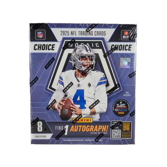 Product 2025 Panini Mosaic Choice Football Box Link