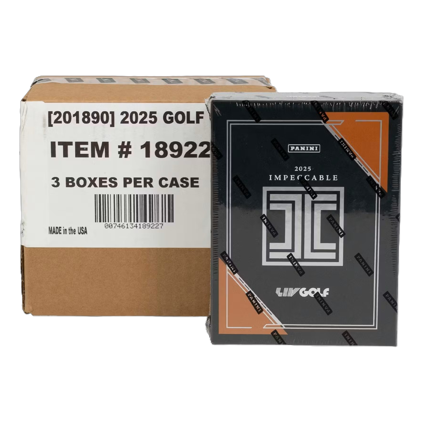 2025 Panini Impeccable LIV Golf Hobby 3-Box Case-1