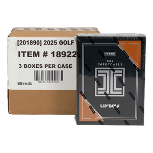2025 Panini Impeccable LIV Golf Hobby 3-Box Case