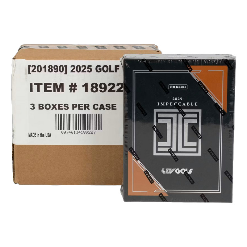 2025 Panini Impeccable LIV Golf Hobby 3-Box Case-1