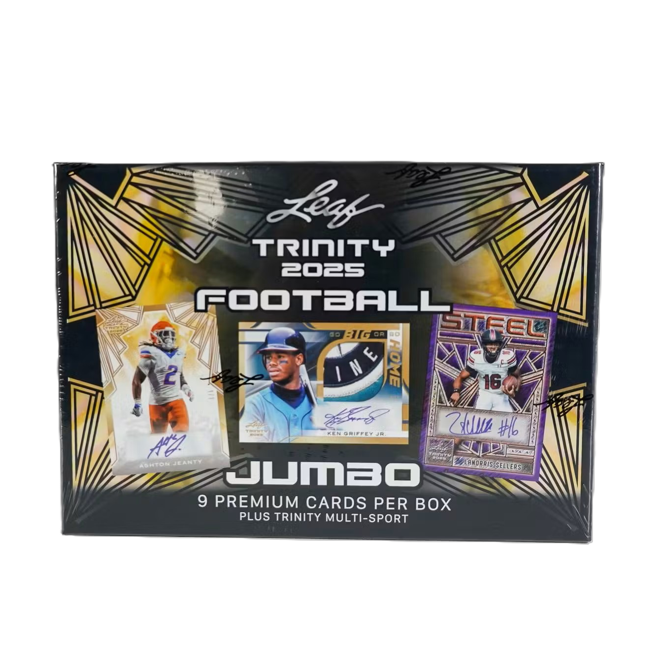 2025 Leaf Trinity Football Hobby Jumbo Box-1