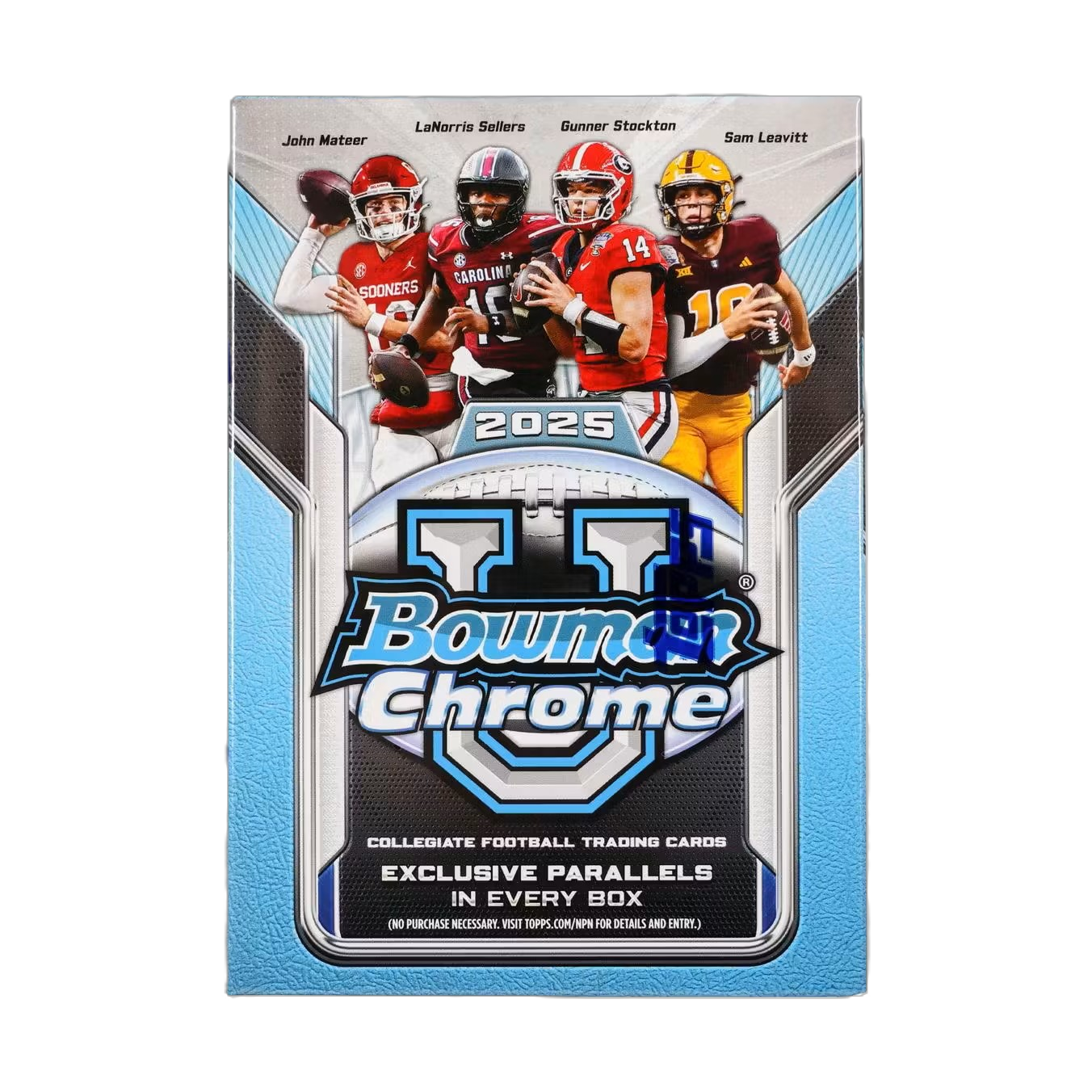 2025 Bowman Chrome University Football Blaster Box-1