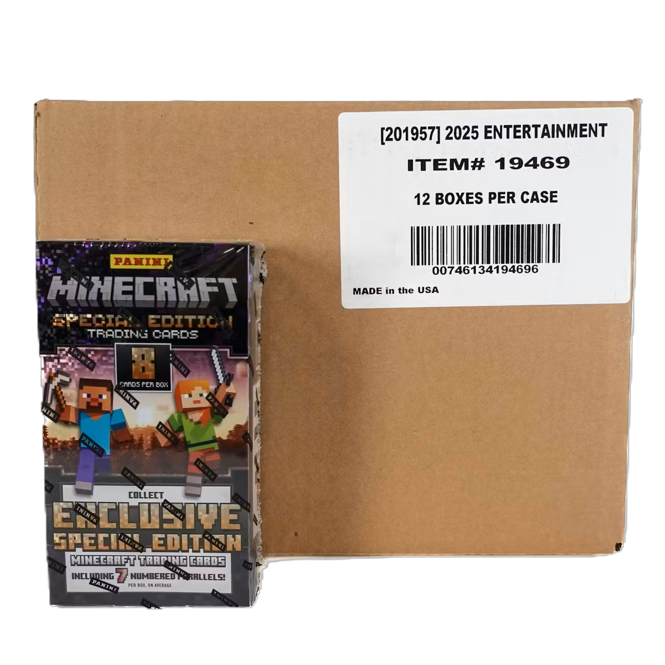 Minecraft Special Edition Hobby Box (Panini 2025) 12-Box Case-1