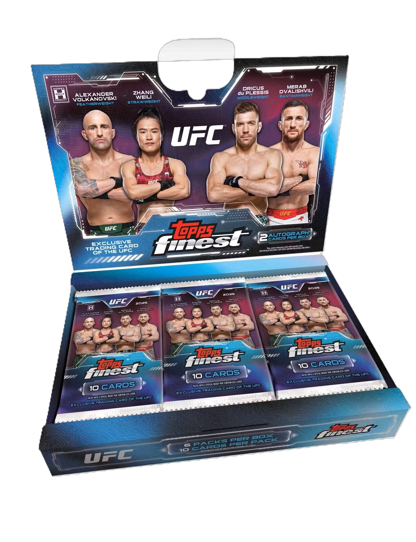 2025 Topps Finest UFC Hobby Box