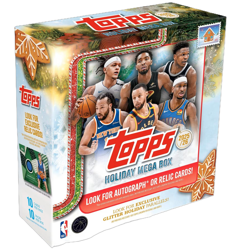 2025-26 Topps Basketball Holiday Mega Box-1