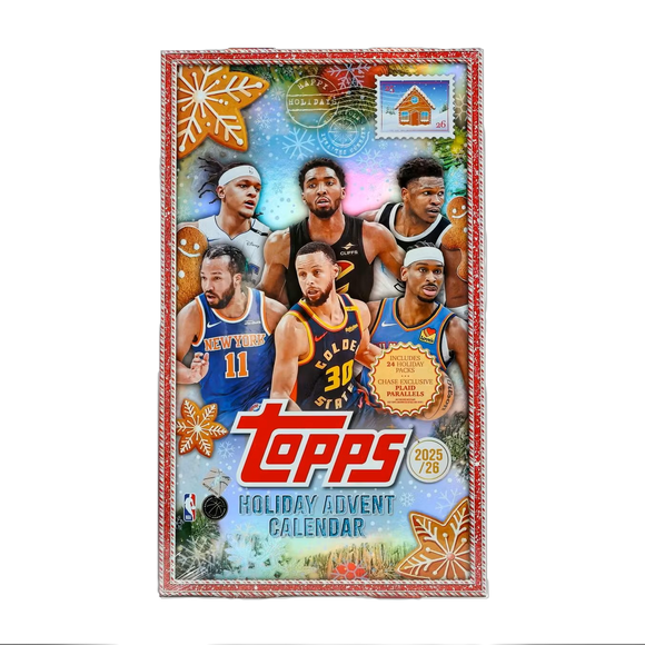 Product 2025/26 Topps Holiday Basketball Countdown Calendar Box Link