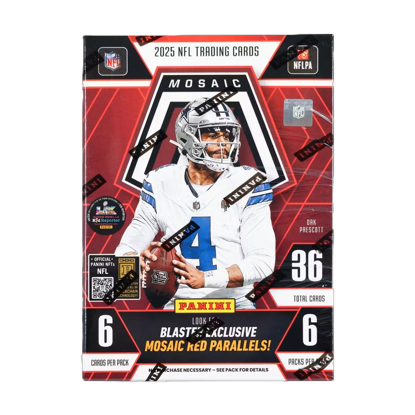 2025 Panini Mosaic Football Hobby Blaster Box-1