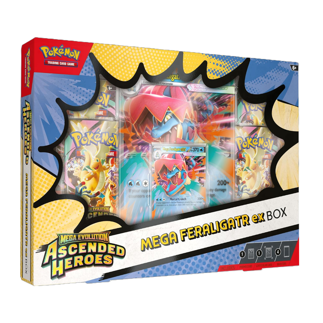 Pokemon Ascended Heroes Mega Meganium/Embroar/Feraligatr ex Box-3