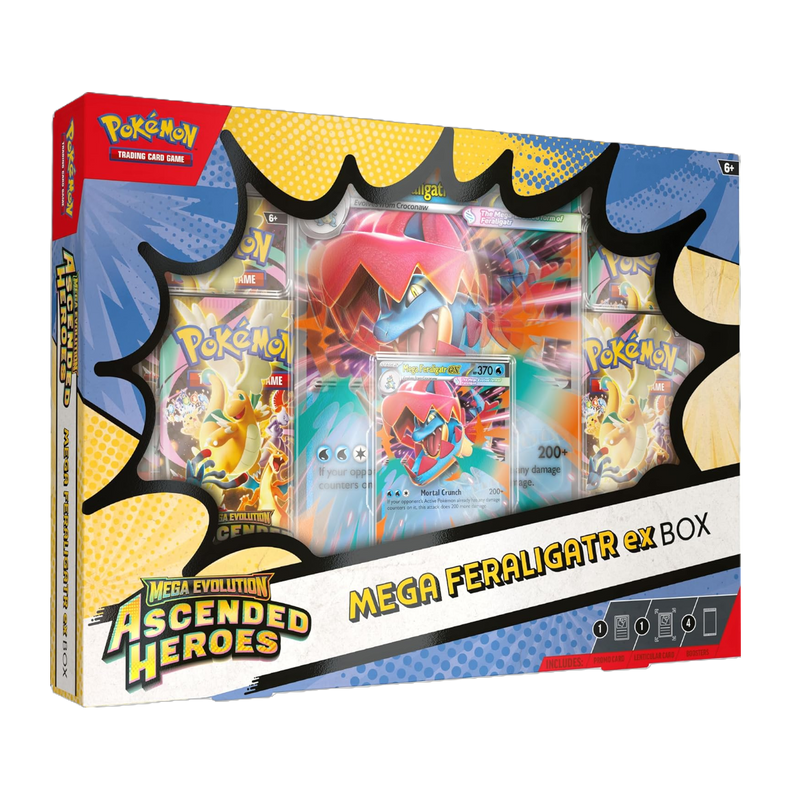 Pokemon Ascended Heroes Mega Meganium/Embroar/Feraligatr ex Box-3