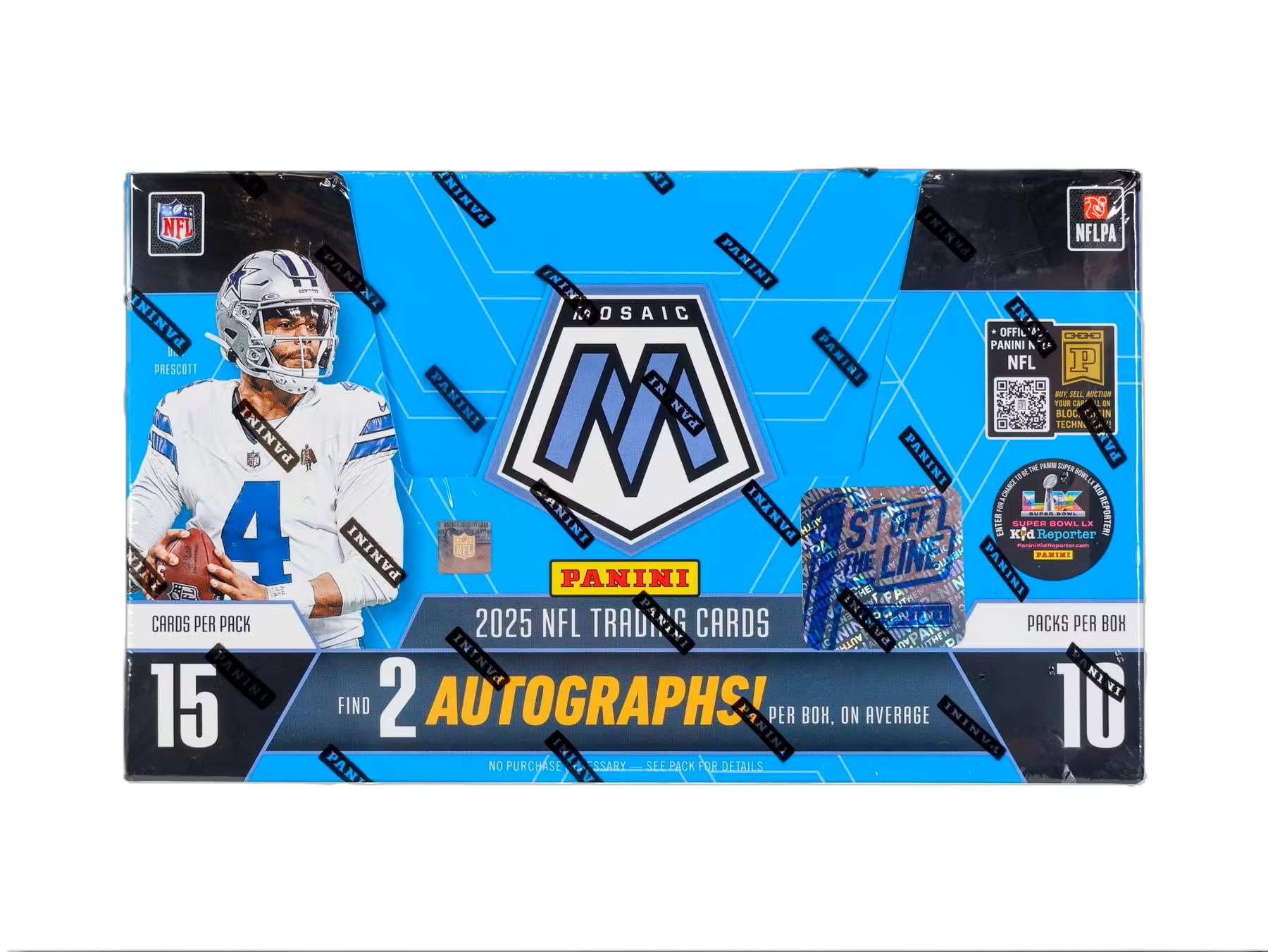 2025 Panini Mosaic Football 1st Off The Line FOTL Hobby Box