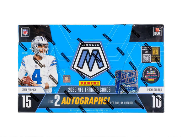 Product 2025 Panini Mosaic Football 1st Off The Line FOTL Hobby Box Link