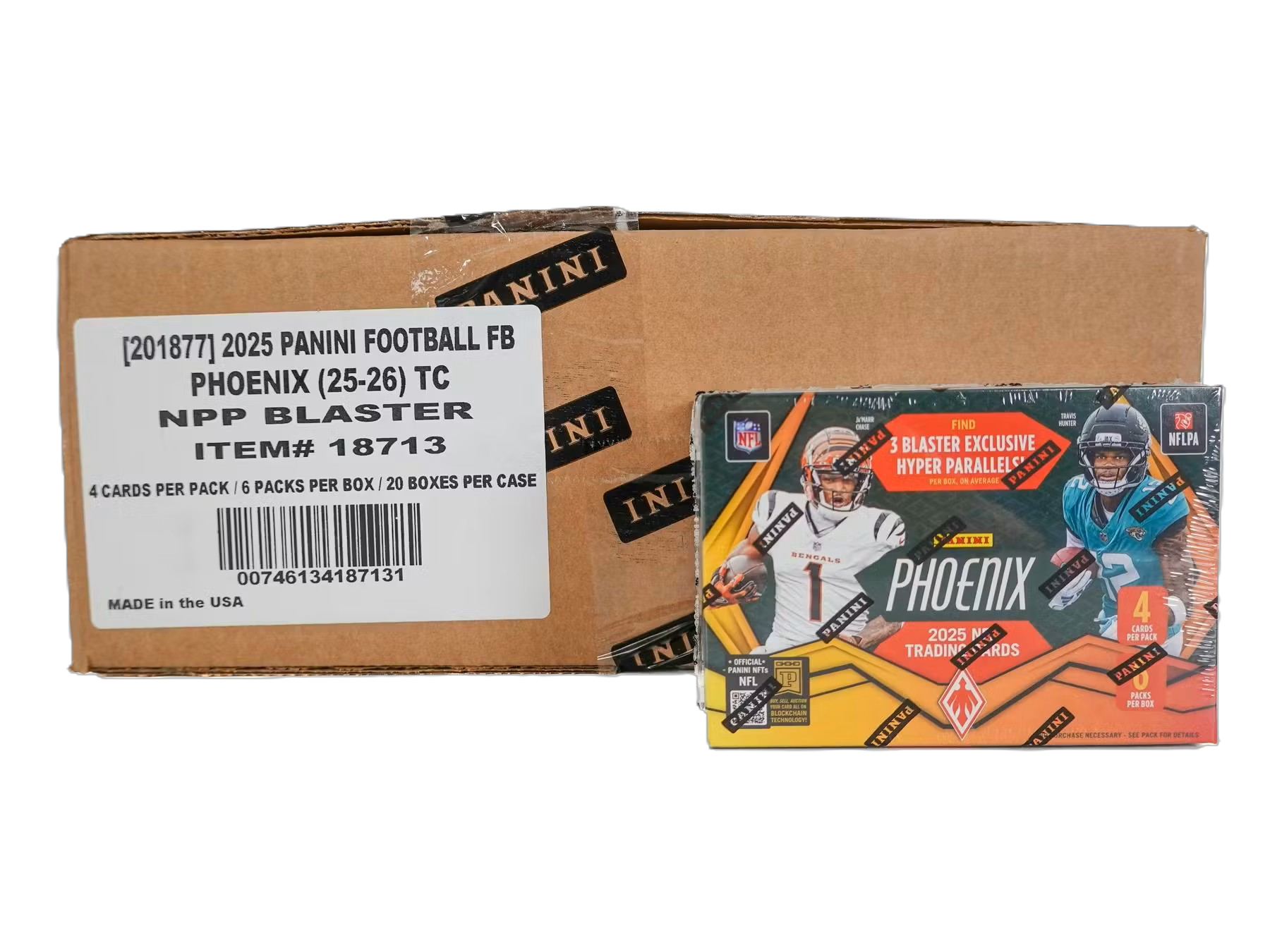 2025 Panini Phoenix Football 6-Pack Blaster 20-Box Case-1