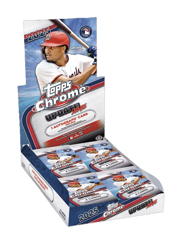 Product 2025 Topps Chrome Update Baseball Hobby Box **PRESALE** Link