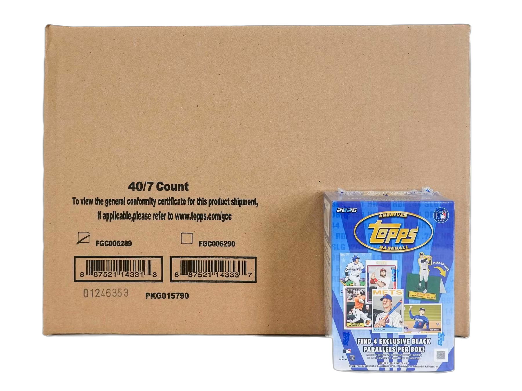 2025 Topps Archives Baseball Blaster 40-Box Case