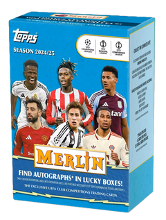 2024-25 Topps Merlin UEFA Club Competitions Blaster Box-1