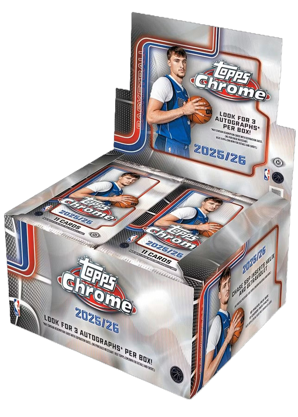 Product 2025-26 Topps Chrome Basketball Hobby Jumbo Box **PRESALE** Link