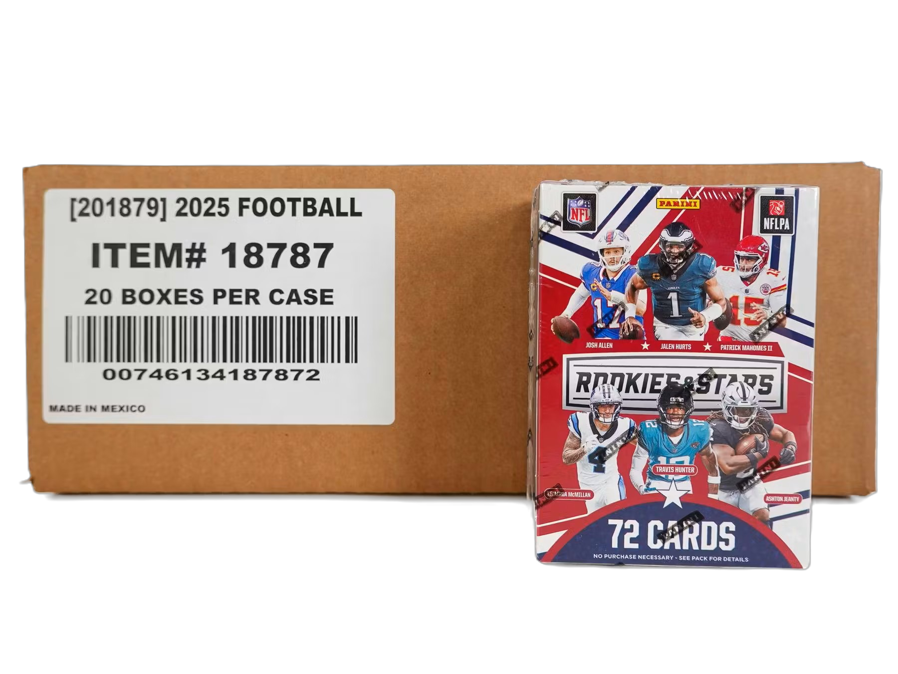 2025 Panini Rookies And Stars Football 6-Pack Hobby Blaster Box (20-Box Case)