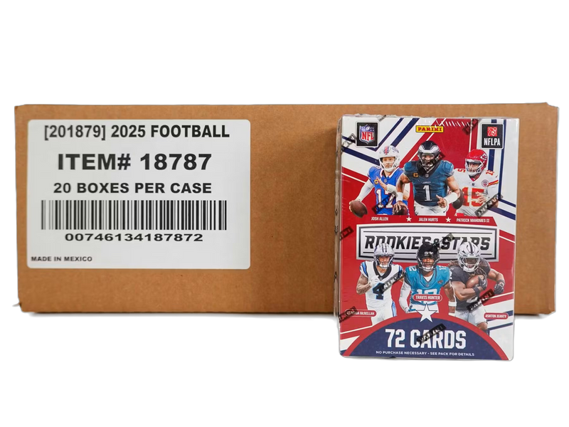 2025 Panini Rookies And Stars Football 6-Pack Hobby Blaster Box (20-Box Case)-1